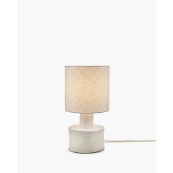 LAMPE DE TABLE BLANCHE MATE - CATHERINE PAR MARIE MICHIELSSEN - L.25x P.25 xH.47 cm - SERAX