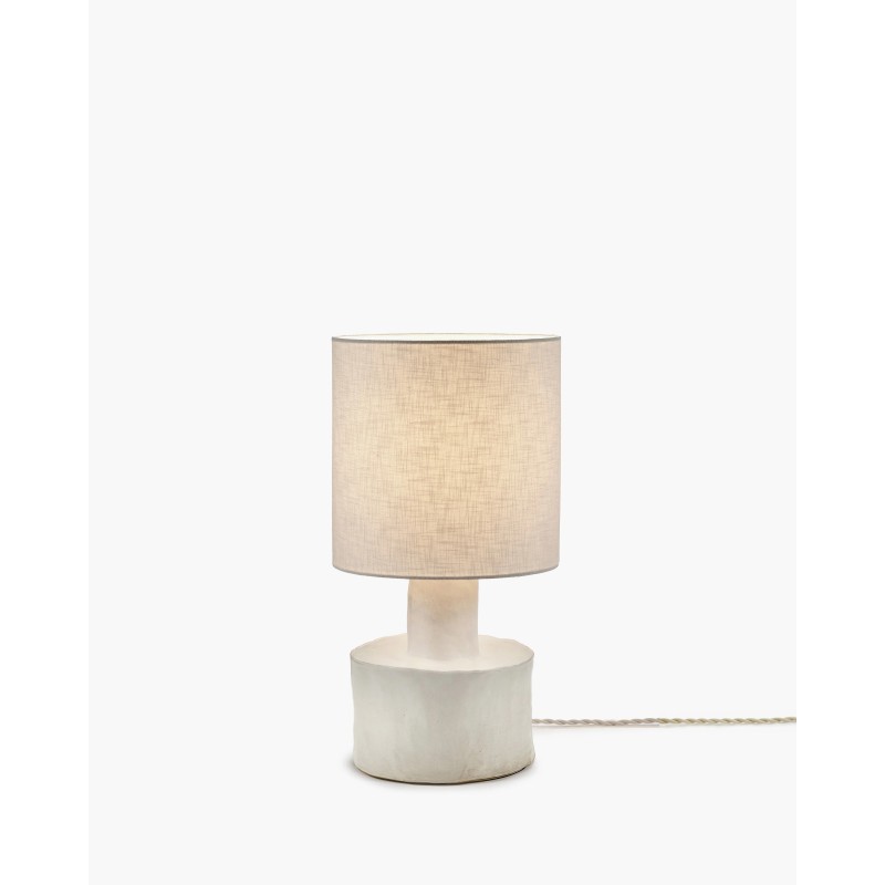 LAMPE DE TABLE BLANCHE MATE - CATHERINE PAR MARIE MICHIELSSEN - L.25x P.25 xH.47 cm - SERAX