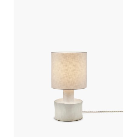 LAMPE DE TABLE BLANCHE MATE - CATHERINE PAR MARIE MICHIELSSEN - L.25x P.25 xH.47 cm - SERAX