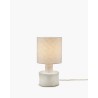 LAMPE DE TABLE BLANCHE MATE - CATHERINE PAR MARIE MICHIELSSEN - L.25x P.25 xH.47 cm - SERAX