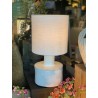 LAMPE DE TABLE BLANCHE EMAILLEE - CATHERINE PAR MARIE MICHIELSSEN - L.25x P.25 xH.47 cm - SERAX