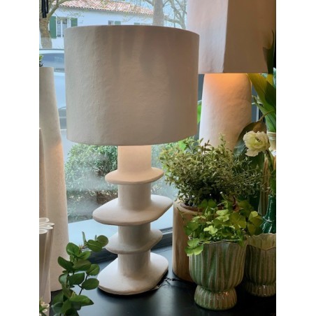 LAMPE 03 WHITE EARTH - PAPIER-MACHE - SERAX