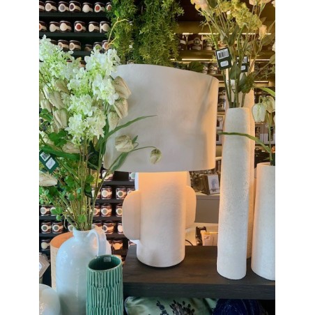 LAMPE 01 WHITE EARTH - MEDIUM - PAPIER-MACHE - SERAX