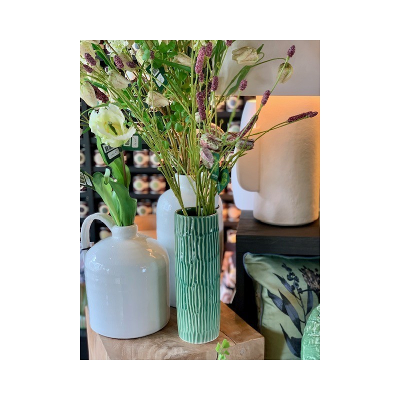 VASE VERT L CERAMIQUE - LANZA PAR PASCALE NAESSENS - D.9 x H.25 cm - SERAX