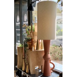 LAMPADAIRE MARIE-ANN - TERRACOTA - ABAT-JOUR LIN - SERAX