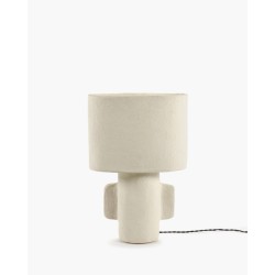 LAMPE 01 WHITE EARTH - MEDIUM - PAPIER-MACHE - SERAX