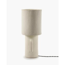 LAMPE 01 WHITE EARTH - MEDIUM - PAPIER-MACHE - SERAX