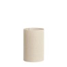 ABAT-JOUR CYLINDRIQUE - BRESKA - HAUTE- BLANC PERLE- D.30xH.45 cm - LIGHT & LIVING