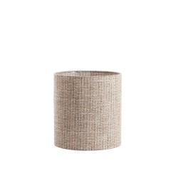 ABAT-JOUR CYLINDRIQUE - OKAVI - MEDIUM - BRUN CLAIR - D.30xH.32 cm - LIGHT & LIVING