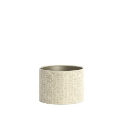 ABAT-JOUR CYLINDRIQUE - RIFE - SMALL - SABLE - D.25xH.18 cm - LIGHT & LIVING