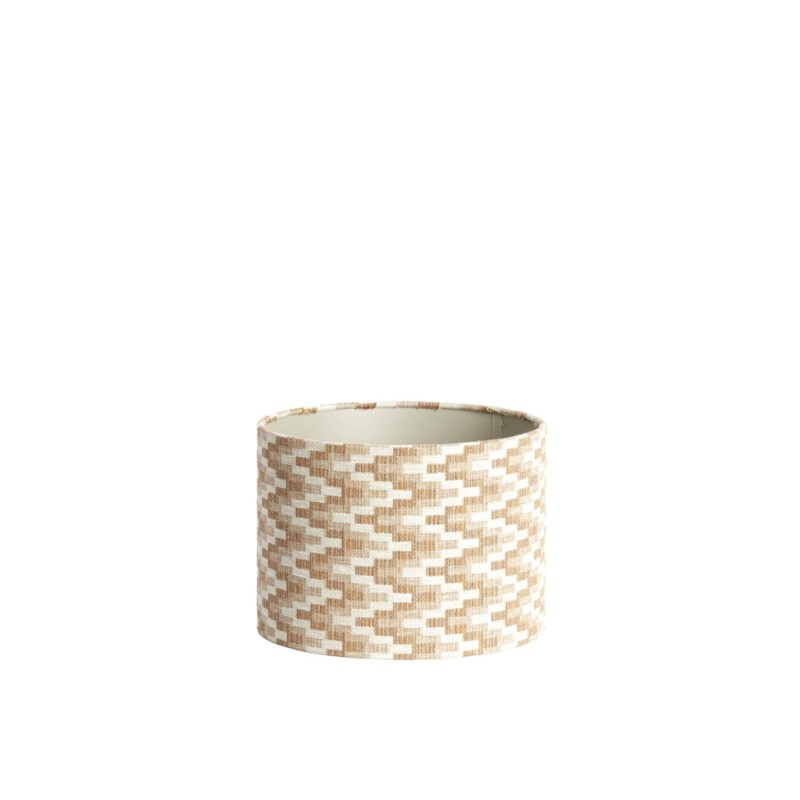 ABAT-JOUR CYLINDRIQUE - JINX - MEDIUM - BRUN - D.30xH.21 cm - LIGHT & LIVING