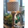 ABAT-JOUR CYLINDRIQUE - JINX - MEDIUM - BRUN - D.30xH.21 cm - LIGHT & LIVING