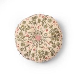 COUSSIN TOTORO ROND COTON - MIAMI - D.40 cm - LE MONDE SAUVAGE