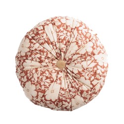 COUSSIN TOTORO ROND COTON - PONDICHERY - D.40 cm - LE MONDE SAUVAGE