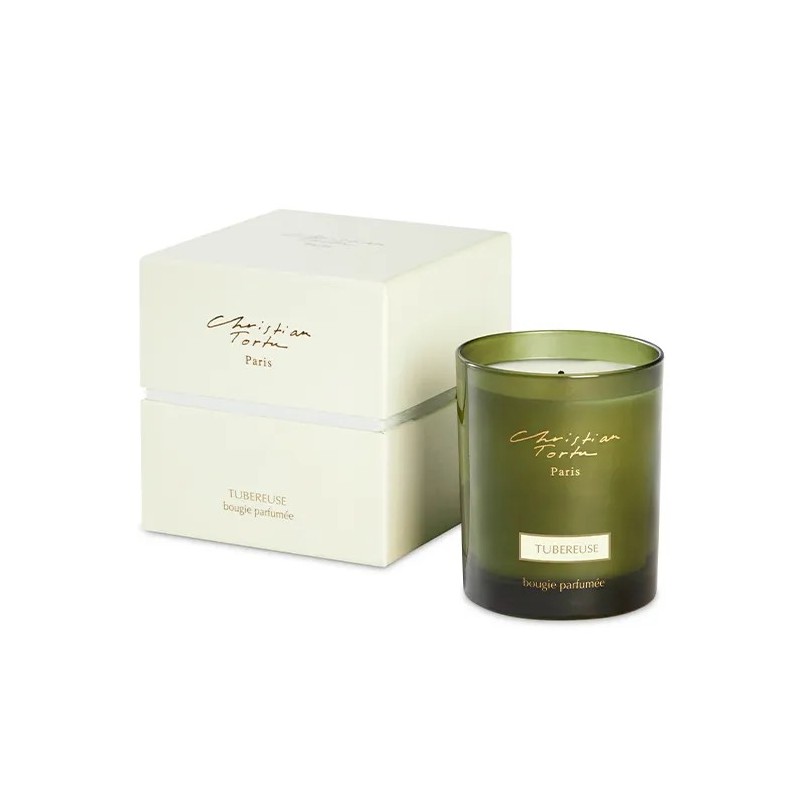 BOUGIE PARFUMEE - TUBEREUSE - 190 G - CHRISTIAN TORTU