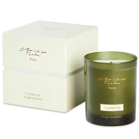 BOUGIE PARFUMEE - TUBEREUSE - 190 G - CHRISTIAN TORTU