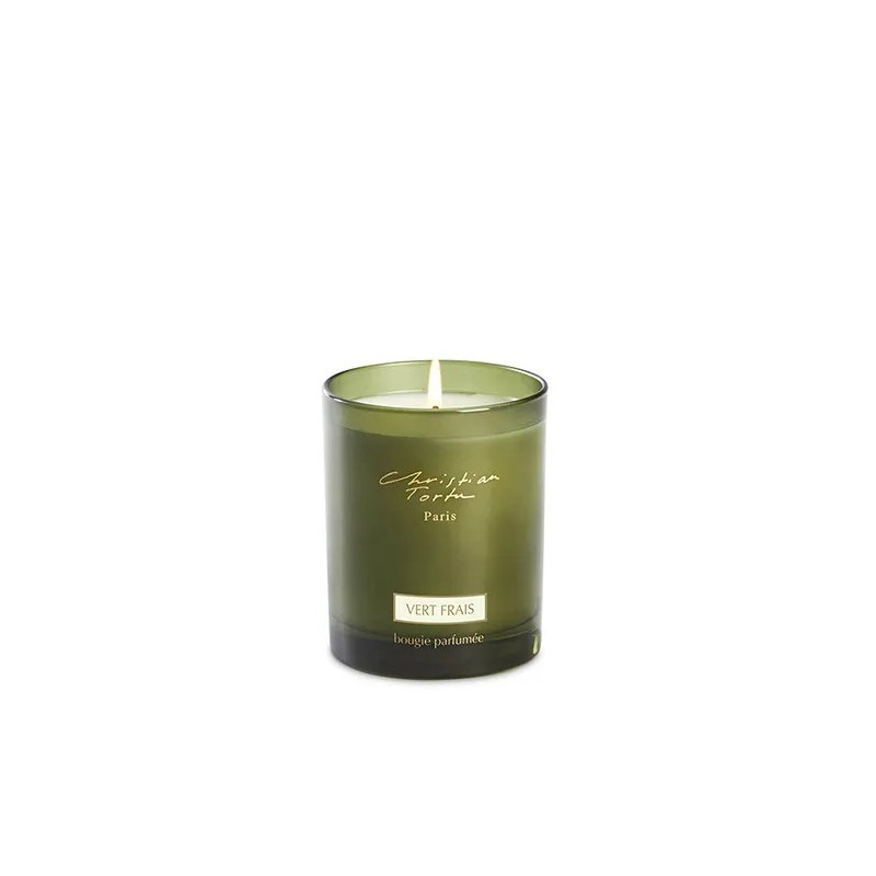 BOUGIE PARFUMEE - VERT FRAIS - 190 G - CHRISTIAN TORTU