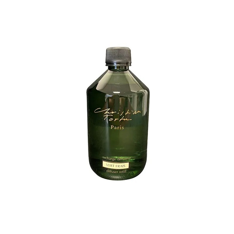 RECHARGE DIFFUSEUR - VERT FRAIS - 500ml - CHRISTIAN TORTU