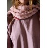 FOULARD - RAYURES VERMILLON - 1x1m - GABRIELLE