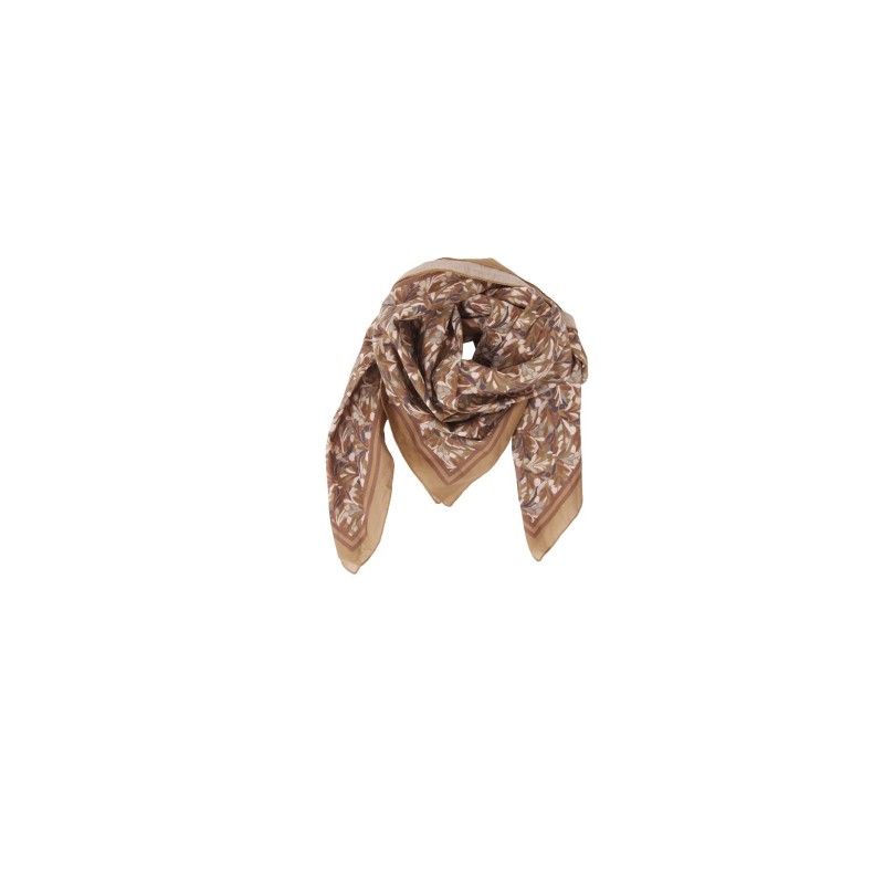 FOULARD SONGE NOISETTE - 1x1m - GABRIELLE