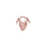 PETIT FOULARD - RAYURES VERMILLON - 60x60cm - GABRIELLE