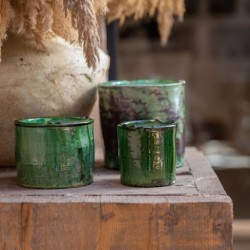 BOUGIE TAMEGROUTE VERTE  M - MENTHE & THE - COTE BOUGIE
