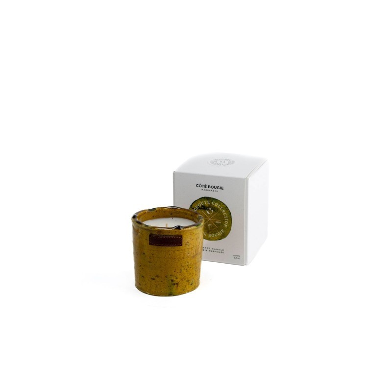 BOUGIE TAMEGROUTE BRUN - S - FLEUR D'ORANGER - COTE BOUGIE