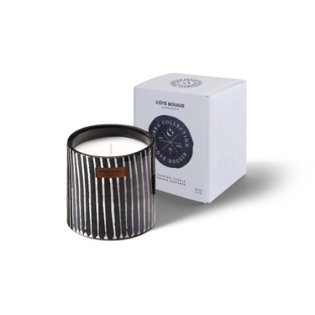 BOUGIE ZEBRE S - MANDARINE -COTE BOUGIE