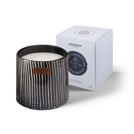 BOUGIE ZEBRE L - MANDARINE - COTE BOUGIE