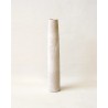VASE SORRENTE L - BLANC SABLE - FAIENCE - D.11,5 x H.60 cm - MASAME