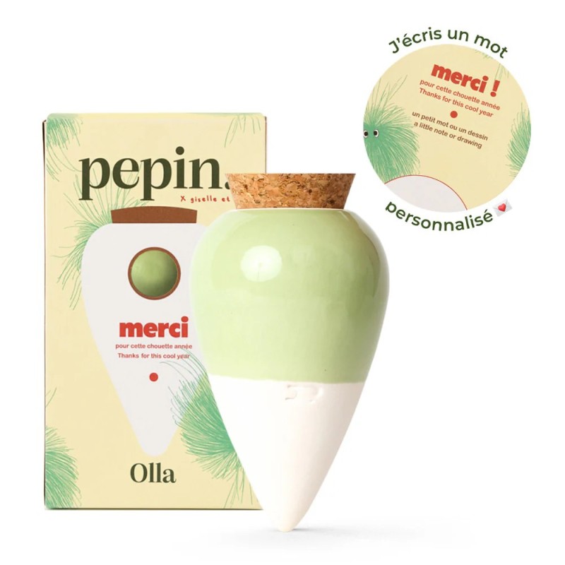 OLLA- MERCI - VERT- PEPIN