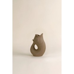 Carafe Glouglou - Sable mat - Faïencerie Charolles