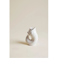 Carafe Glouglou - Blanc Brillant - Faïencerie Charolles