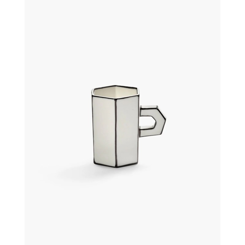 DOUBLE EXPRESSO - NOIR & BLANC - L.8 P.5.8 H7.7 cm - SERAX