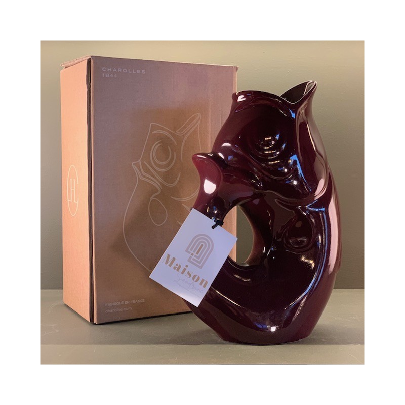 Carafe Glouglou - Bourgogne Brillant - Faïencerie Charolles