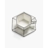 TASSE CAPPUCCINO & SOUCOUPE - NOIR & BLANC - L16,5 P.16,5 H9 cm - SERAX