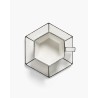 TASSE CAPPUCCINO & SOUCOUPE - NOIR & BLANC - L16,5 P.16,5 H9 cm - SERAX