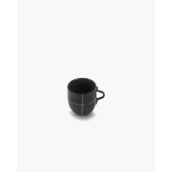 MUG PACIFIC ZUMA - NOIR  - L.8,5 P.8,5 H.9 cm - SERAX