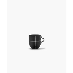 MUG PACIFIC ZUMA - NOIR  - L.8,5 P.8,5 H.9 cm - SERAX