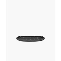 PLAT PACIFIC ZUMA - NOIR  - L.12,5 P.8,2 H.9,4 cm - SERAX