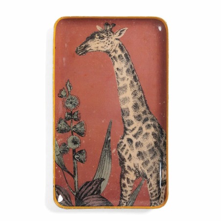 PLATEAU ATARI - MELMAN - 25x15 cm - METAL EMAILLE - LE MONDE SAUVAGE
