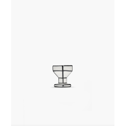 TASSE EXPRESSO & SOUCOUPE - NOIR & BLANC - L.13,8 P.13,8 H.7cm - SERAX