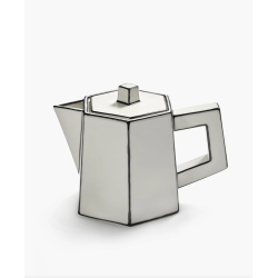 TASSE EXPRESSO & SOUCOUPE - NOIR & BLANC - L.13,8 P.13,8 H.7cm - SERAX