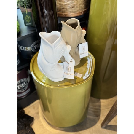 Carafe Glouglou - Blanc Brillant - Faïencerie Charolles