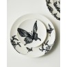 TASSE EXPRESSO & SOUCOUPE - NOIR & BLANC - L.13,8 P.13,8 H.7cm - SERAX