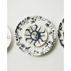 TASSE EXPRESSO & SOUCOUPE - NOIR & BLANC - L.13,8 P.13,8 H.7cm - SERAX