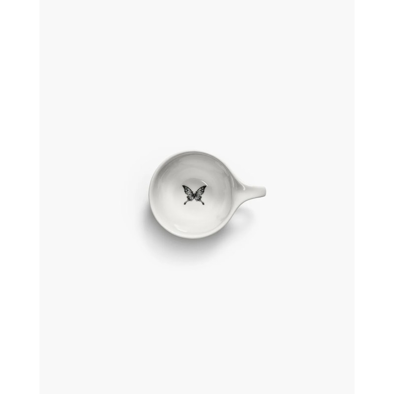 TASSE A THE - NOIR & BLANC - L.12,5 P.8,2 H.9,4 cm - SERAX