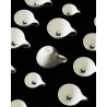 TASSE A THE - NOIR & BLANC - L.12,5 P.8,2 H.9,4 cm - SERAX