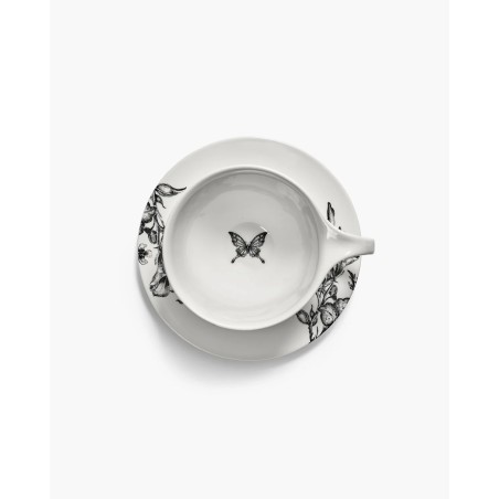 TASSE A THE - NOIR & BLANC - L.12,5 P.8,2 H.9,4 cm - SERAX