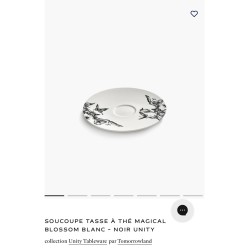 TASSE A THE - NOIR & BLANC - L.12,5 P.8,2 H.9,4 cm - SERAX
